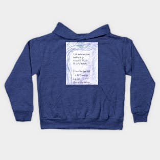 A little road not made of man Kids Hoodie